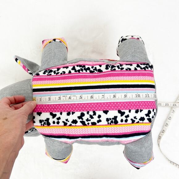 Elephant Kids Overnight Bag Handmade Patchwork Granny Zip Jersey Cotton - Picture 14 of 16